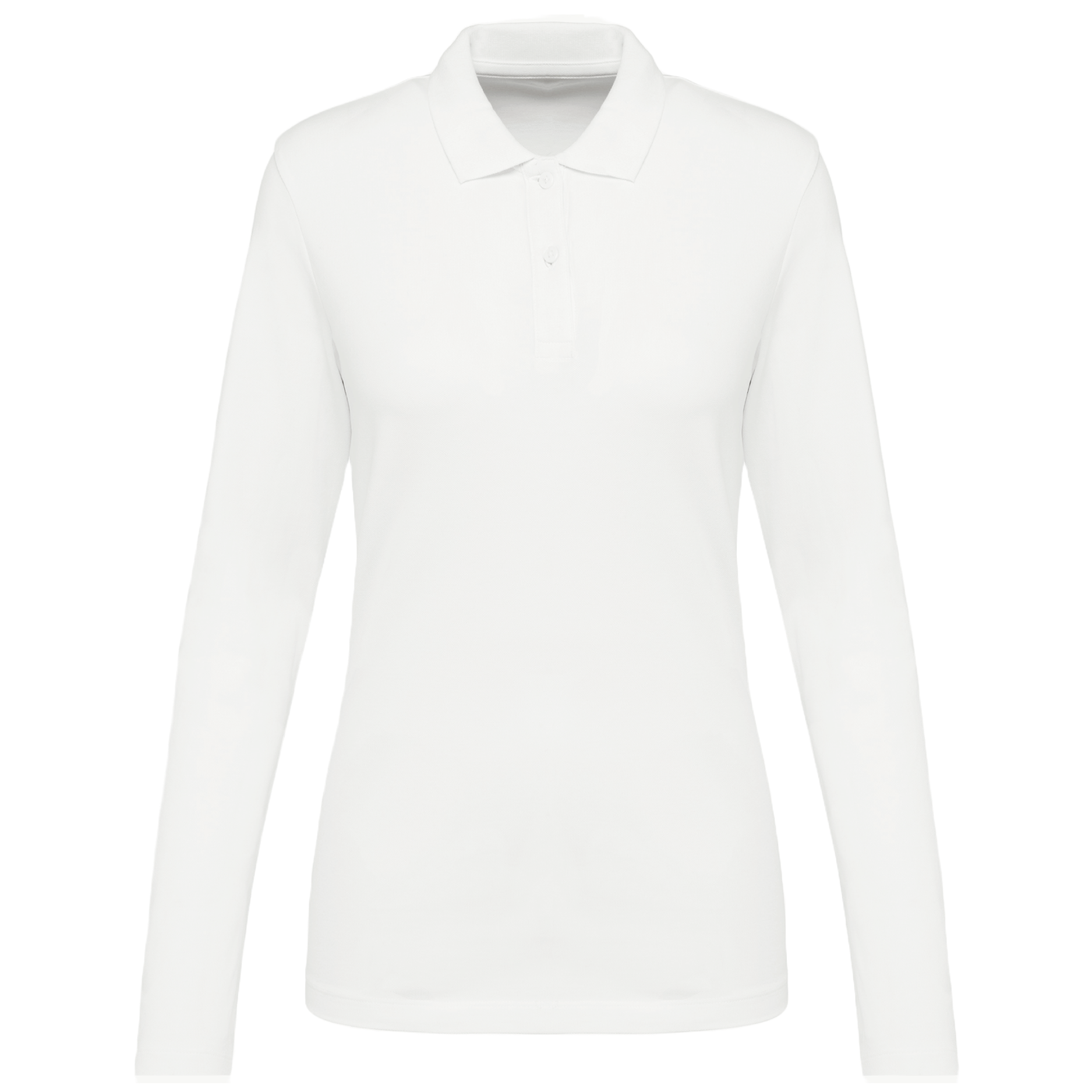 Premium damespolo lange mouwen