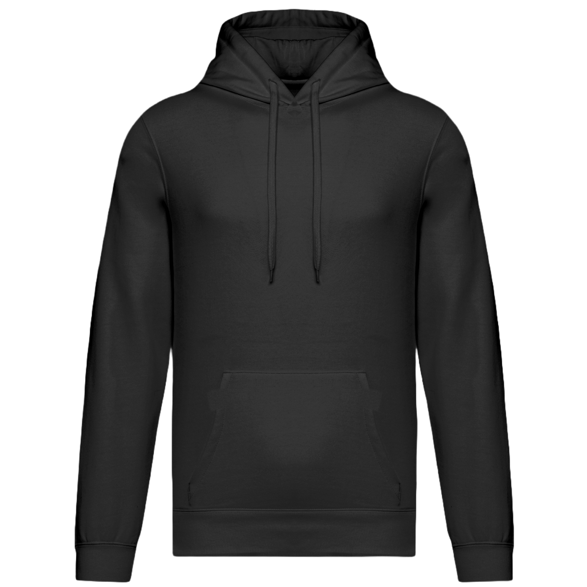 Basic sweater met capuchon