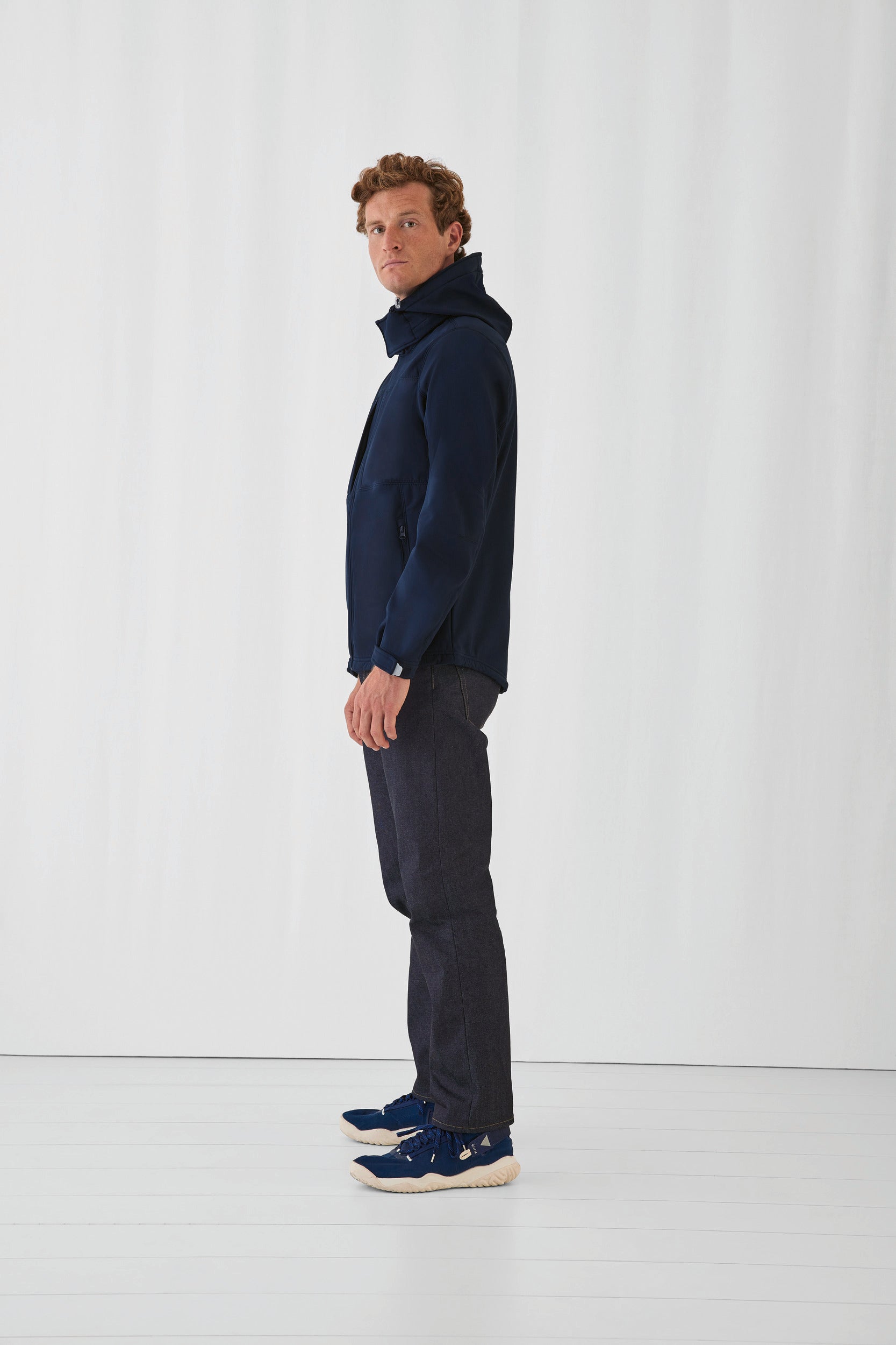 Hooded Softshell heren jas
