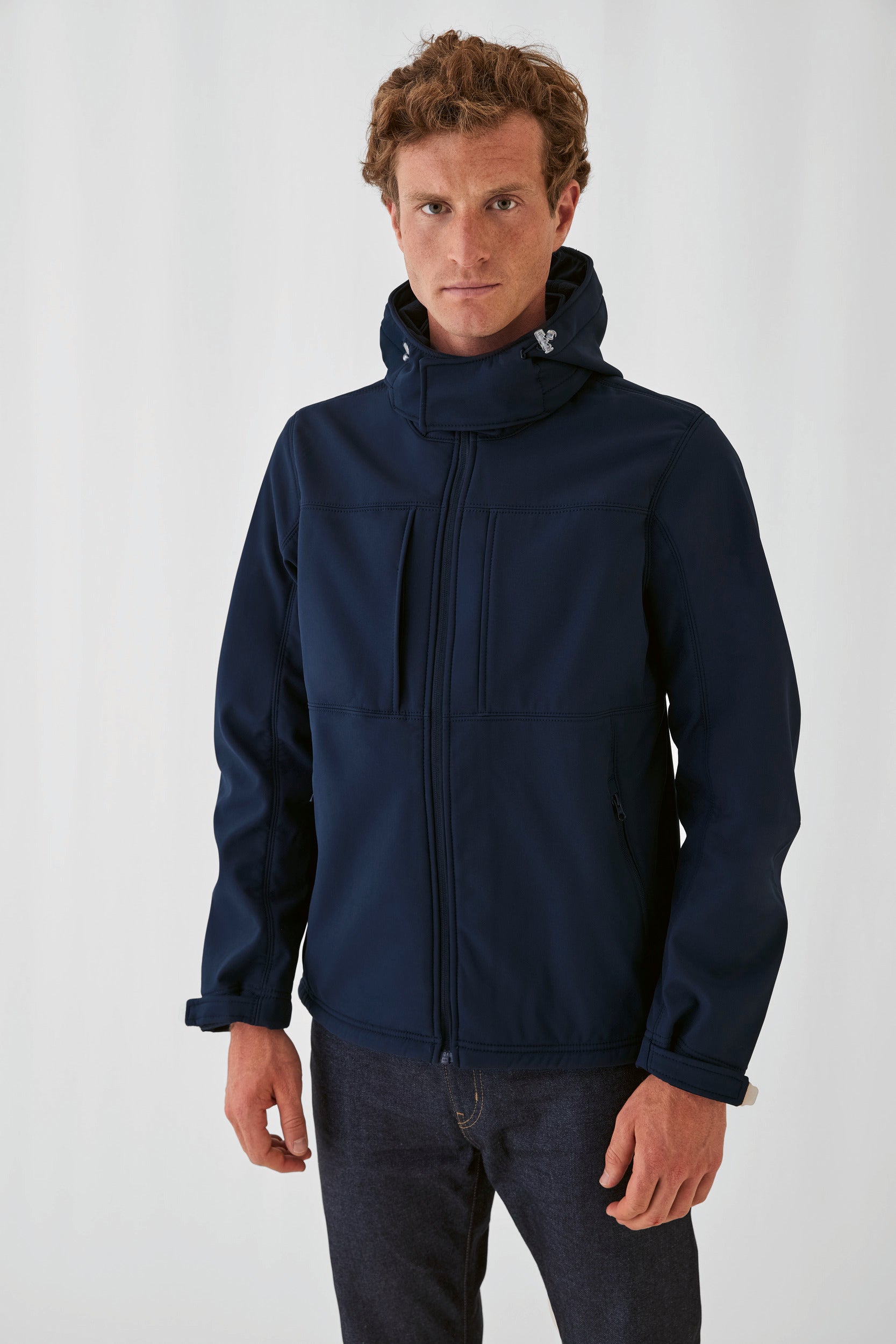 Hooded Softshell heren jas