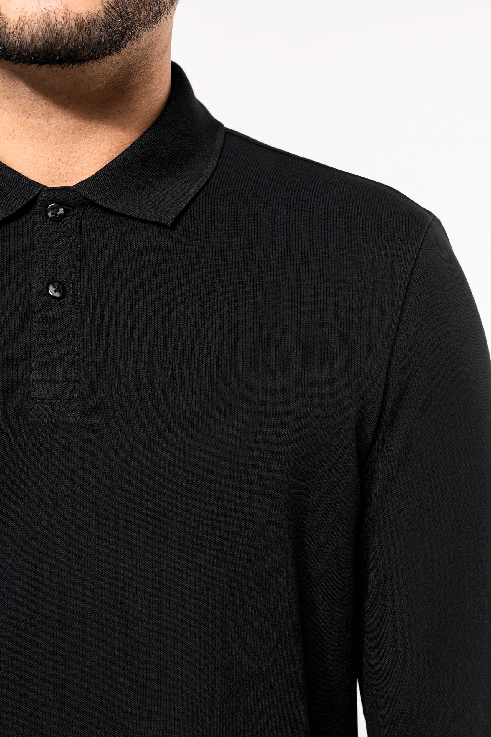 Premium heren polo van premium kwaliteit met details.