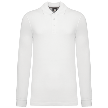 Premium Polo heren lange mouwen