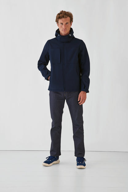 Hooded Softshell heren jas